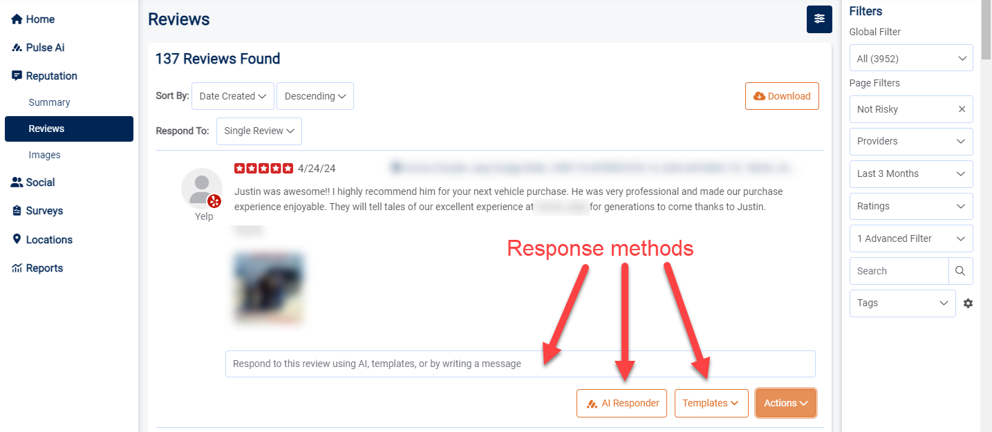 Determine how to respond
